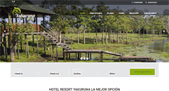 Desktop Screenshot of hotelresortyakuruna.com